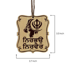 Nirbhau Nirvair Punjabi Sikh Hanging