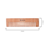 STRYCO 100% Natural Neem Wood Comb – Wide Tooth Hair Comb for Men & Women
