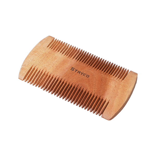 STRYCO 100% Natural Neem Wood Comb – Dual-Sided Mini Tooth Comb for Men & Women